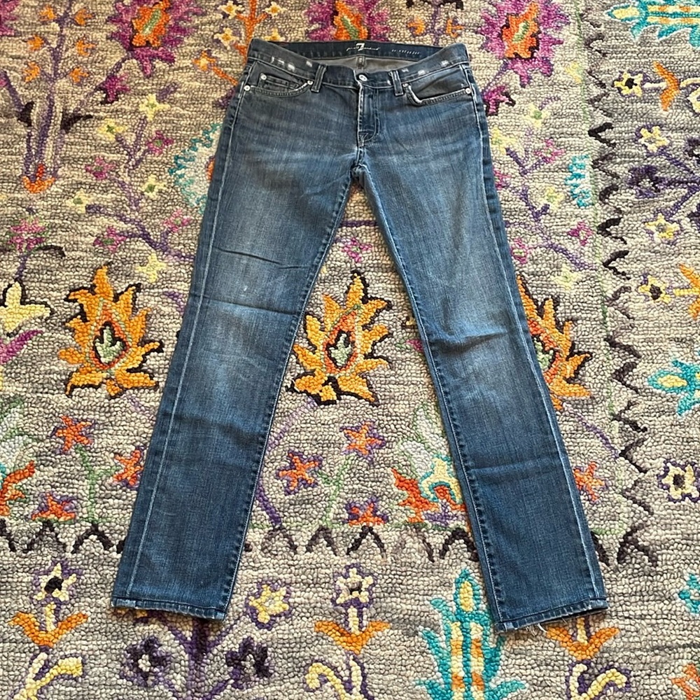 7 for all mankind Roxanne skinny jeans size 28